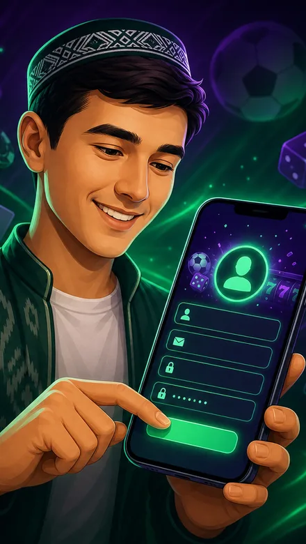 FairPari ro'yxatdan o'tish formasi — email, telefon, ijtimoiy tarmoq va UZS tanlovi (fairpari-casino-bonus.com)